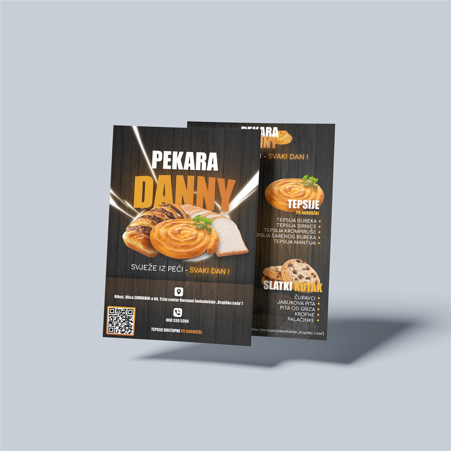 Danny Bihac - Menu Design